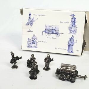 Liberty Falls Americana Pewter AH54 Pioneer Wagon Set